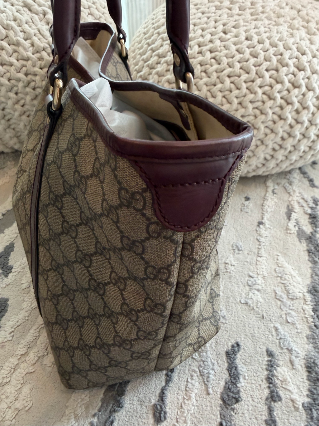 Gucci Monogram Supreme Joy Tote
