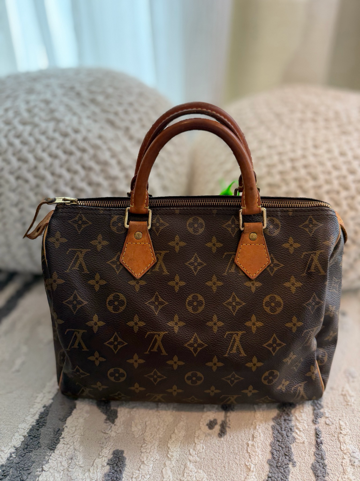 Louus Vuitton Monogram Speedy 30 Top Handle Satchel