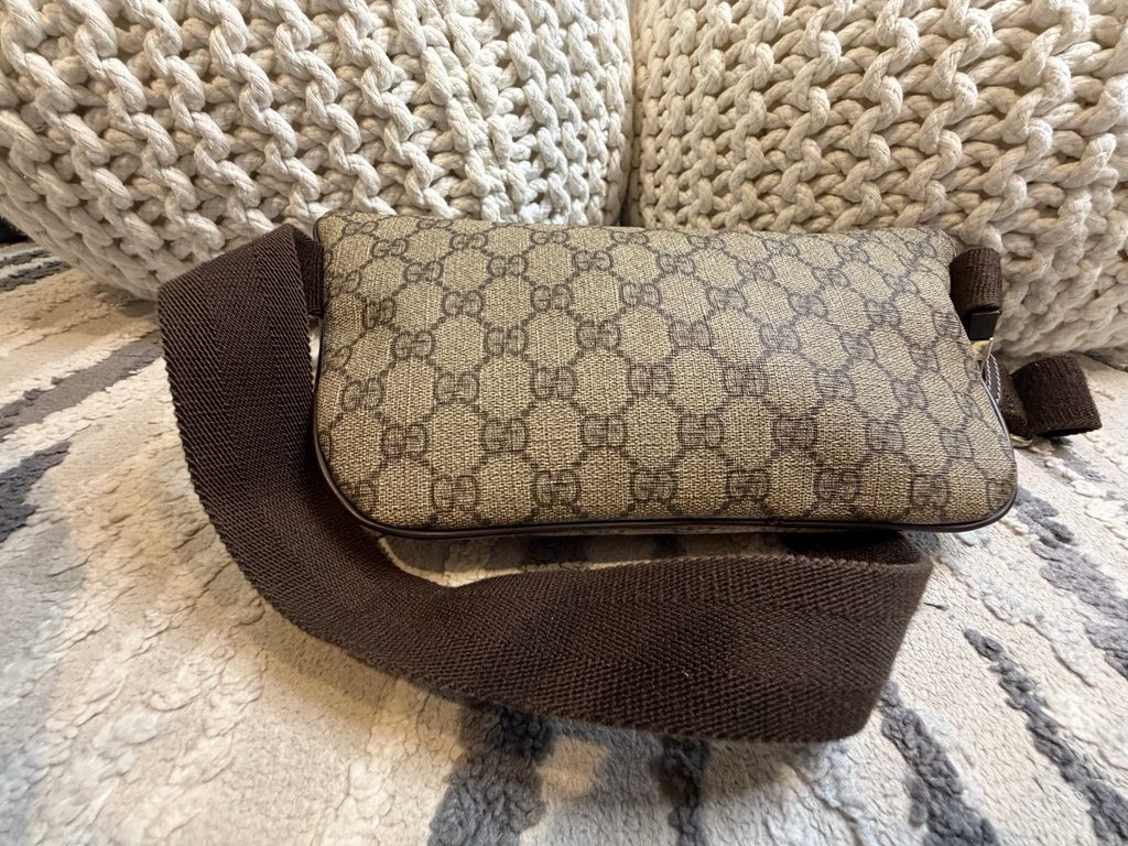Gucci Monogram Supreme Waist Bag Belt Bag