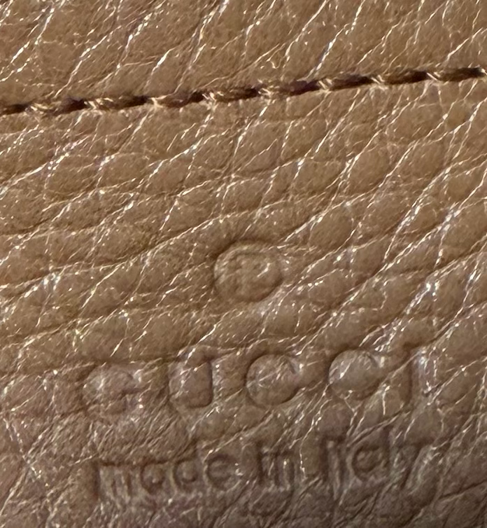 Gucci Soho Chain Tote Pebbled Calfskin Leather