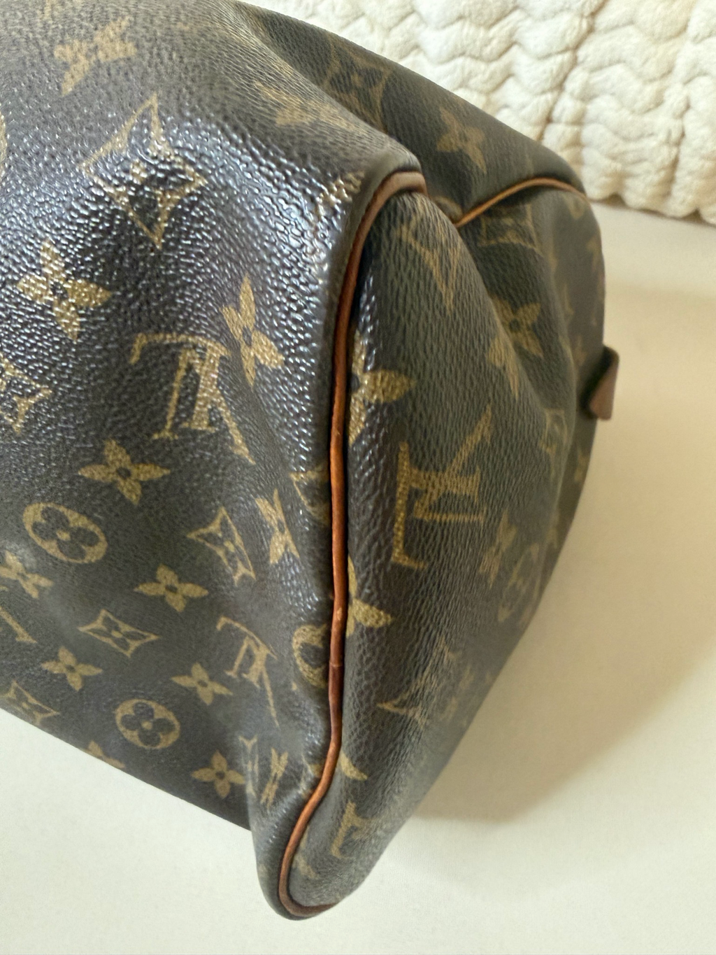 Louis Vuitton Speedy 30 Monogram Satchel Boston Top Handle