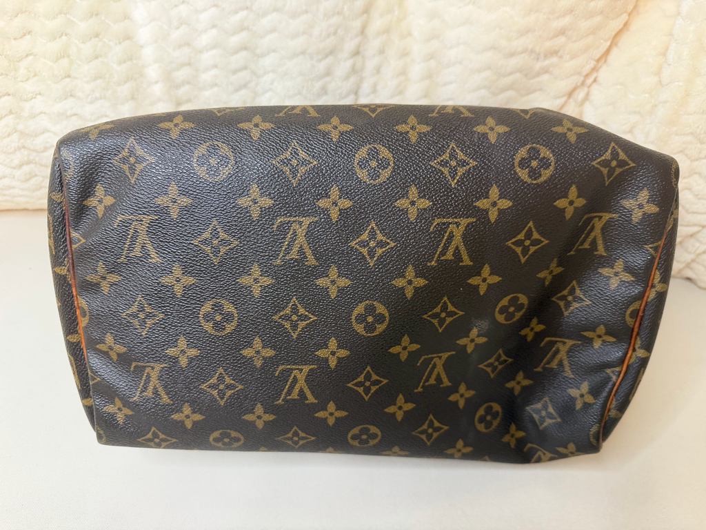Louis Vuitton Speedy 30 Monogram Satchel Boston Top Handle