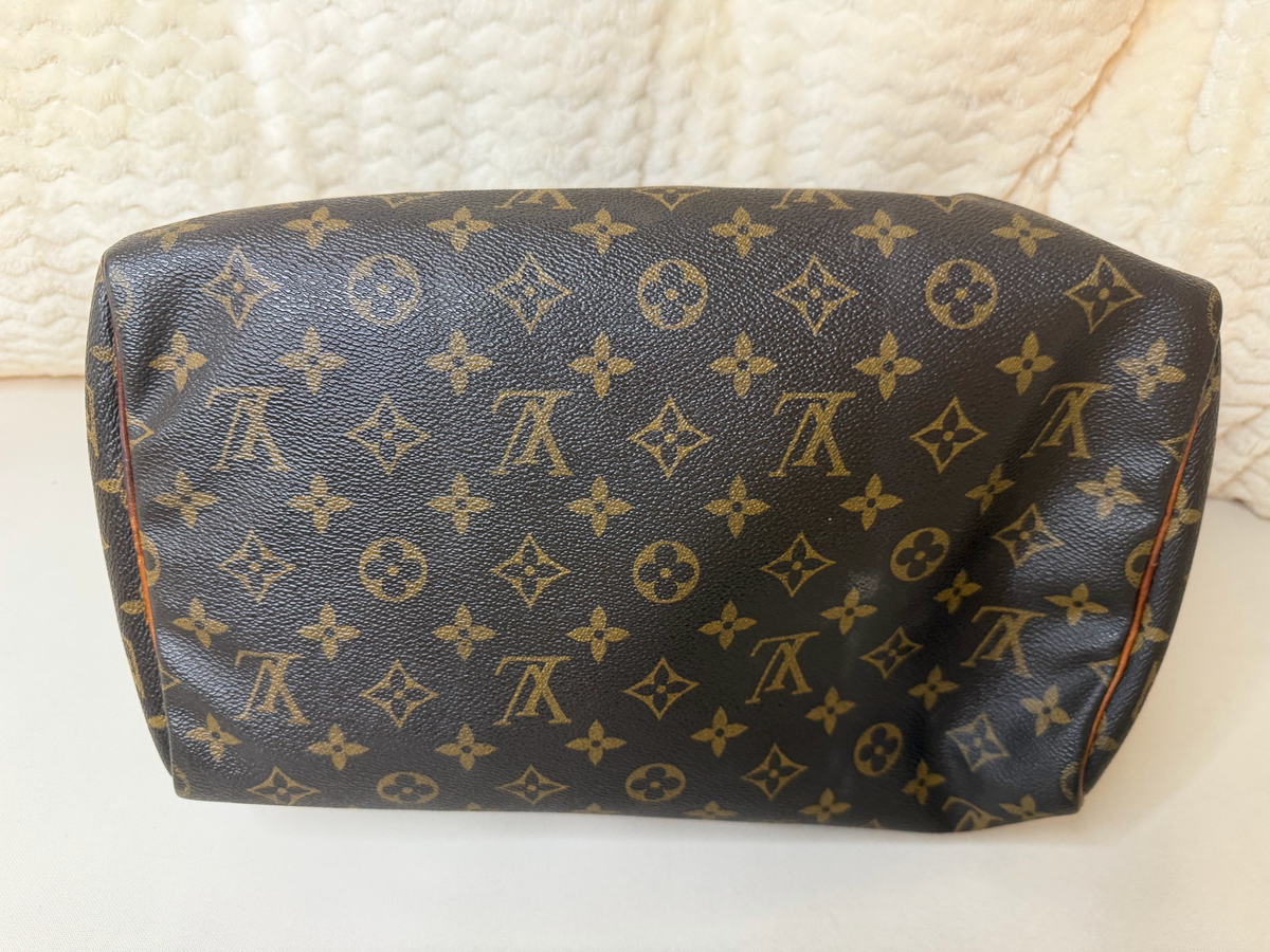 Louis Vuitton Speedy 30 Monogram Satchel Boston Top Handle