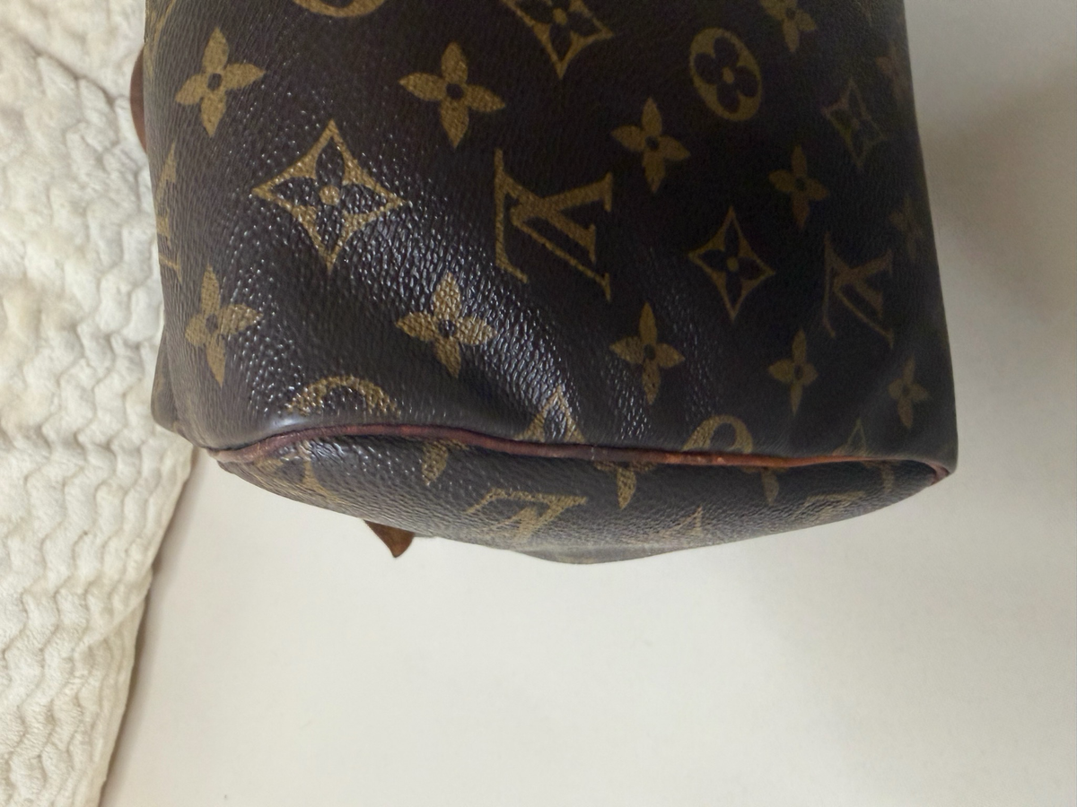 Louis Vuitton Speedy 30 Monogram Satchel Boston Top Handle