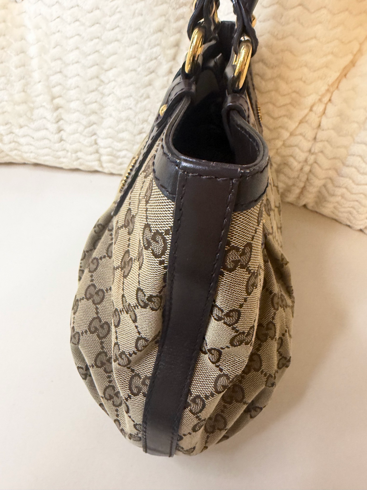 Gucci Monogram Canvas Scarlett Tote Shoulder
