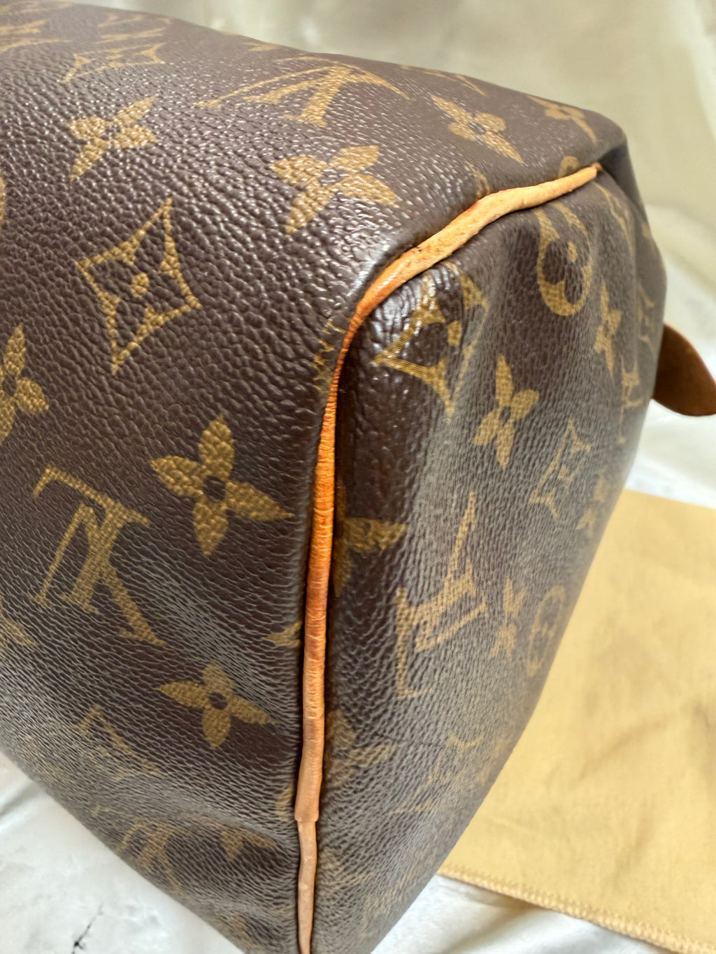 Louis Vuitton Speedy Monogram 30 Satchel Boston Bowler