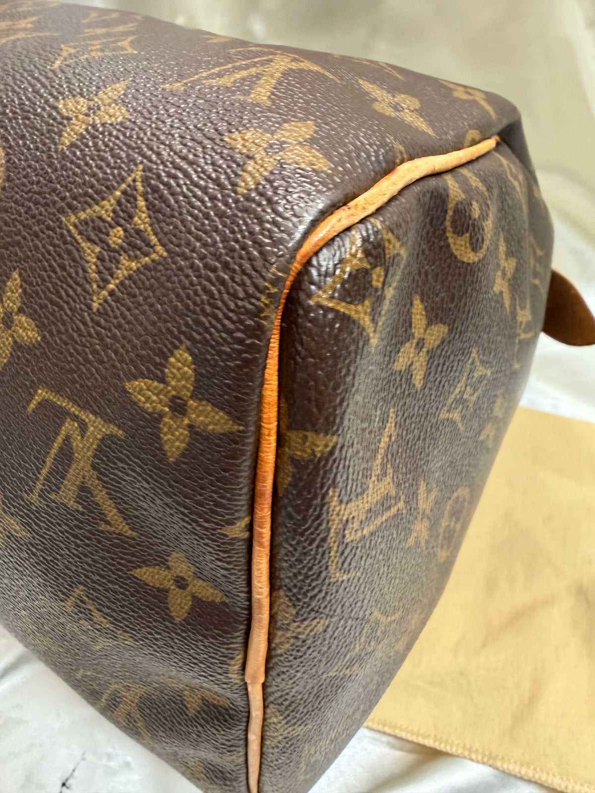 Louis Vuitton Speedy Monogram 30 Satchel Boston Bowler