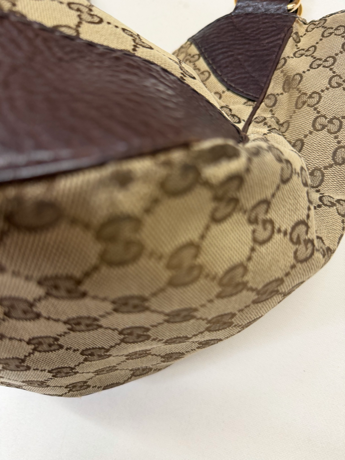 Gucci Monogram Canvas Hobo Shoulder Charlotte