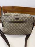 Gucci Monogram Supreme Messenger Crossbody Sling