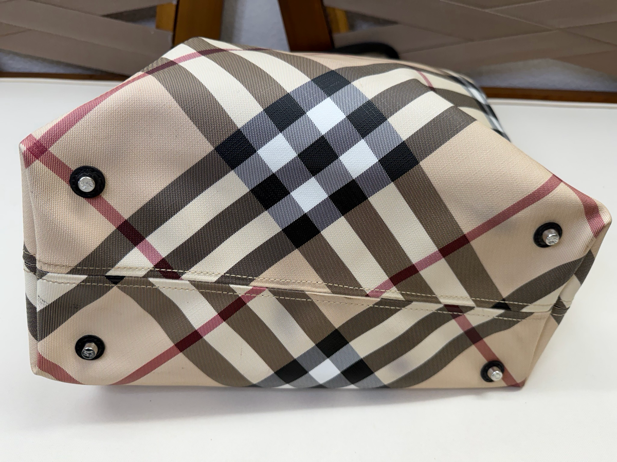 Burberry Nova Check Large Nicke Tote Shoulder