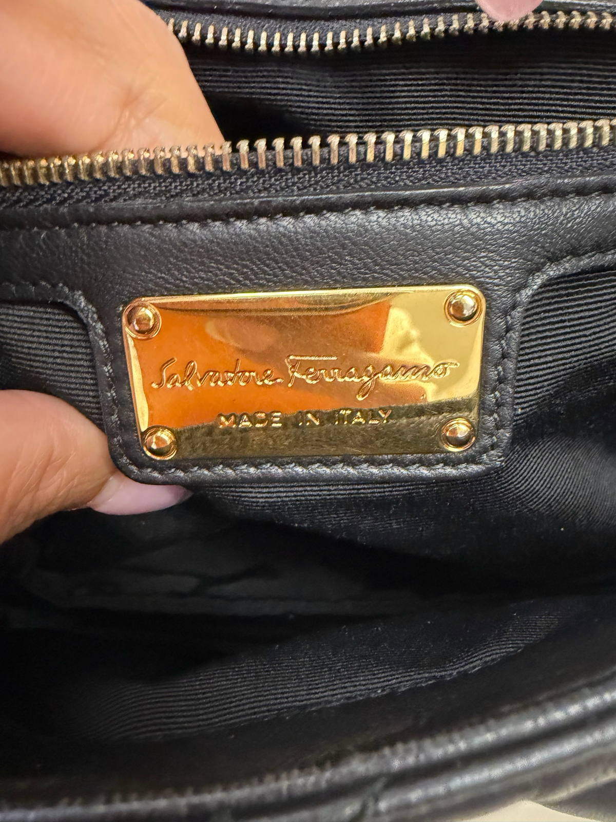 Salvatorre Ferragamo Flap Ginny Quilted