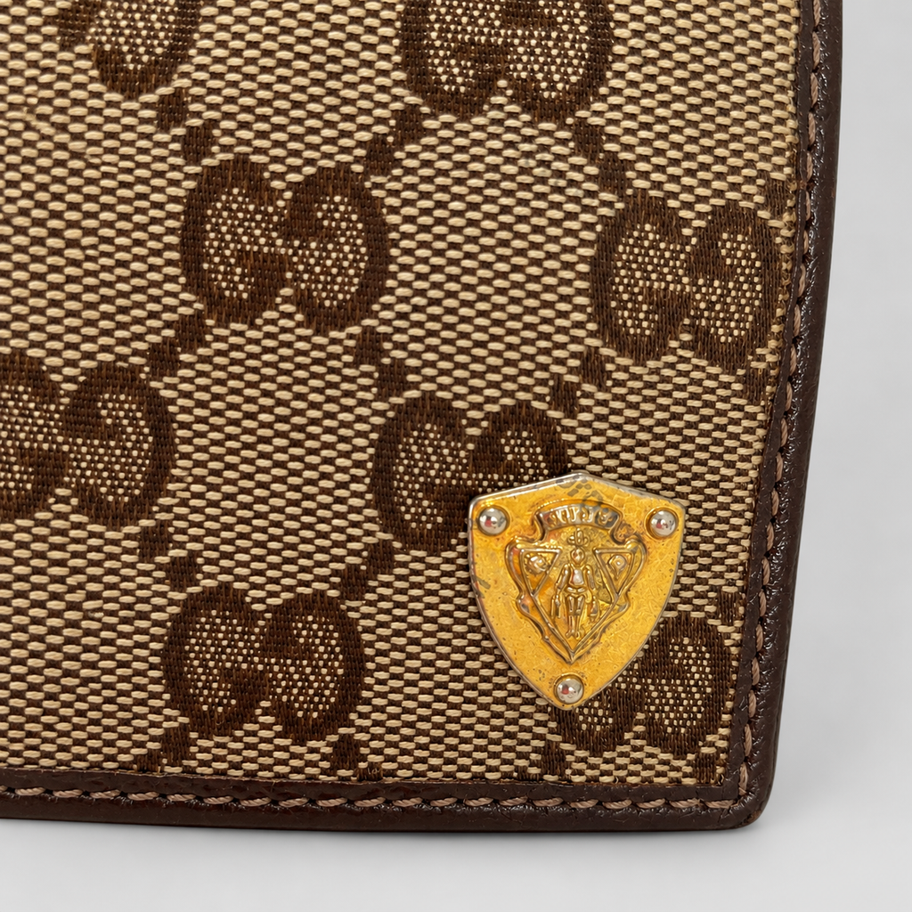 Gucci GG Canvas Bifold Money Clip Wallet