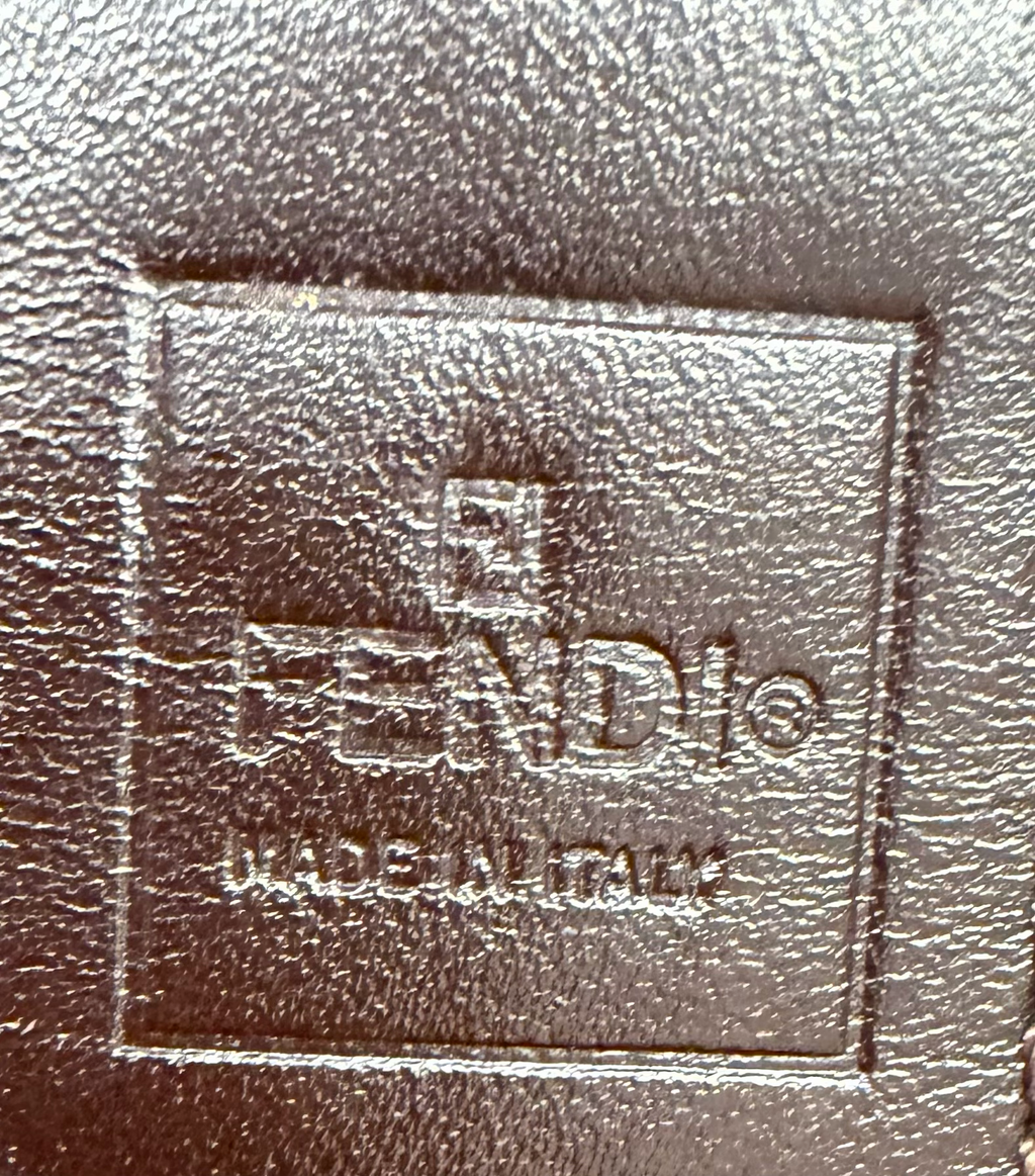 Fendi Zucca Baguette Mama Hobo Shoulder Bag