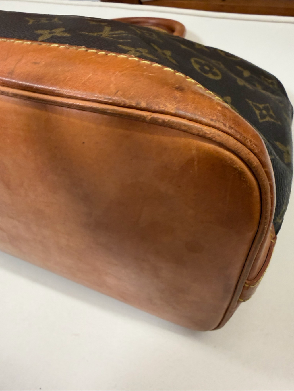 Louis Vuitton Monogram Alma Pm Top Handle Dome