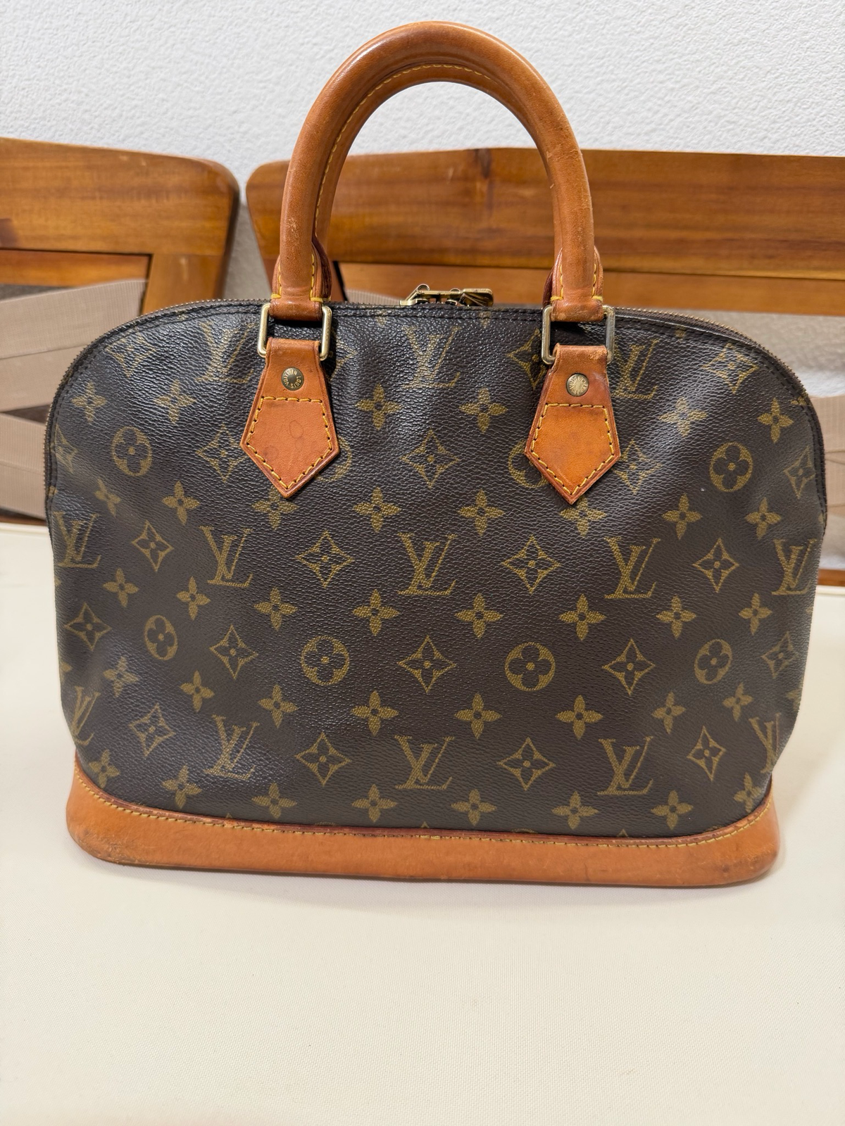 Louis Vuitton Monogram Alma Pm Top Handle Dome