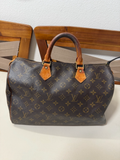 Louus Vuitton Monogram Speedy 35 Boston Bowler Satchel