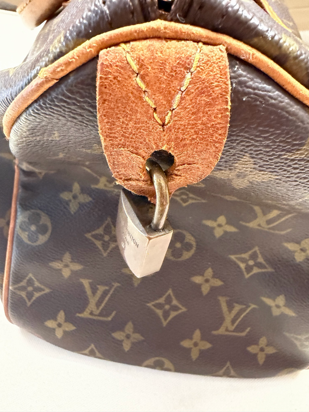 Louis Vuitton Monogram Speedy 35 Boston Satchel