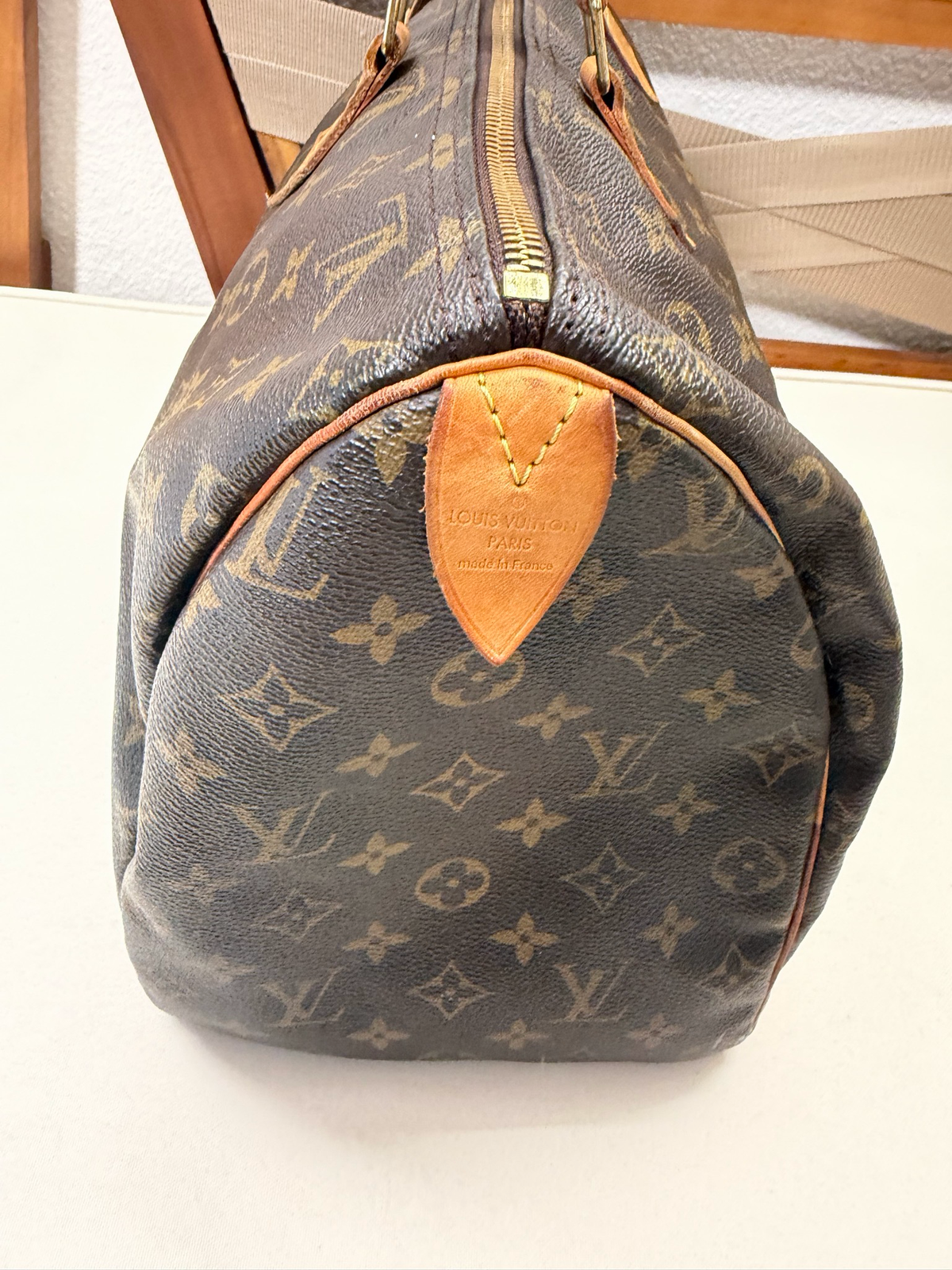 Louis Vuitton Speedy Monogram 40 Satchel Boston Top Handle