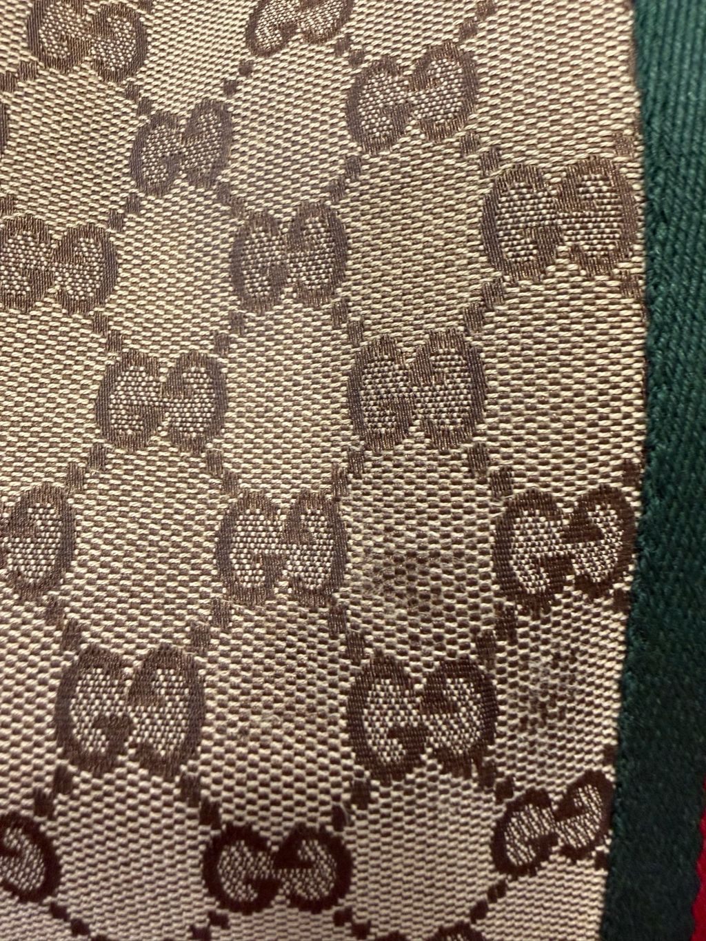 Gucci Monogram Canvas Joliceur Tote Shoulder Web