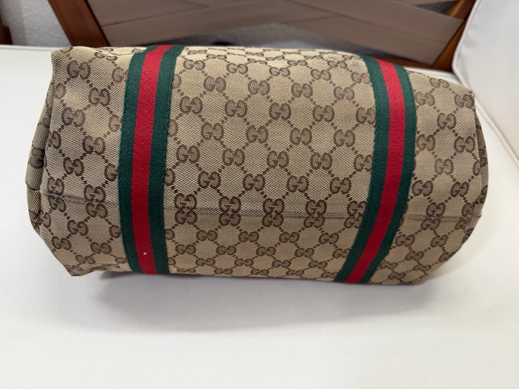 Gucci Monogram Canvas Joliceur Tote Shoulder Web