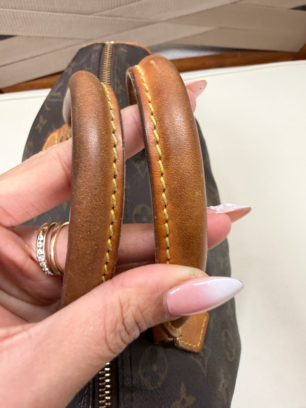 Louis Vuitton Monogram Speedy 30 Satchel Top Handle