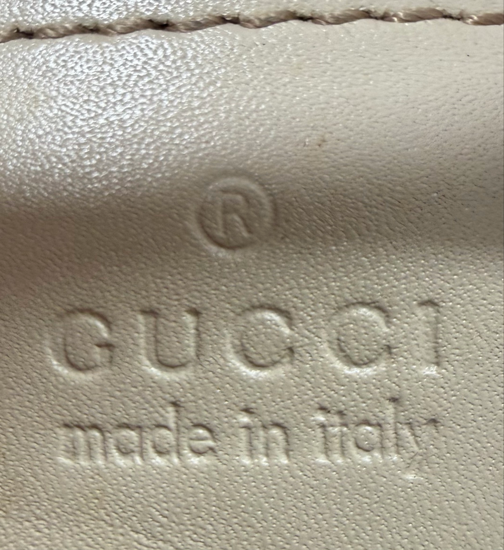 Gucci Mayfair Web Bow Convertible Sling