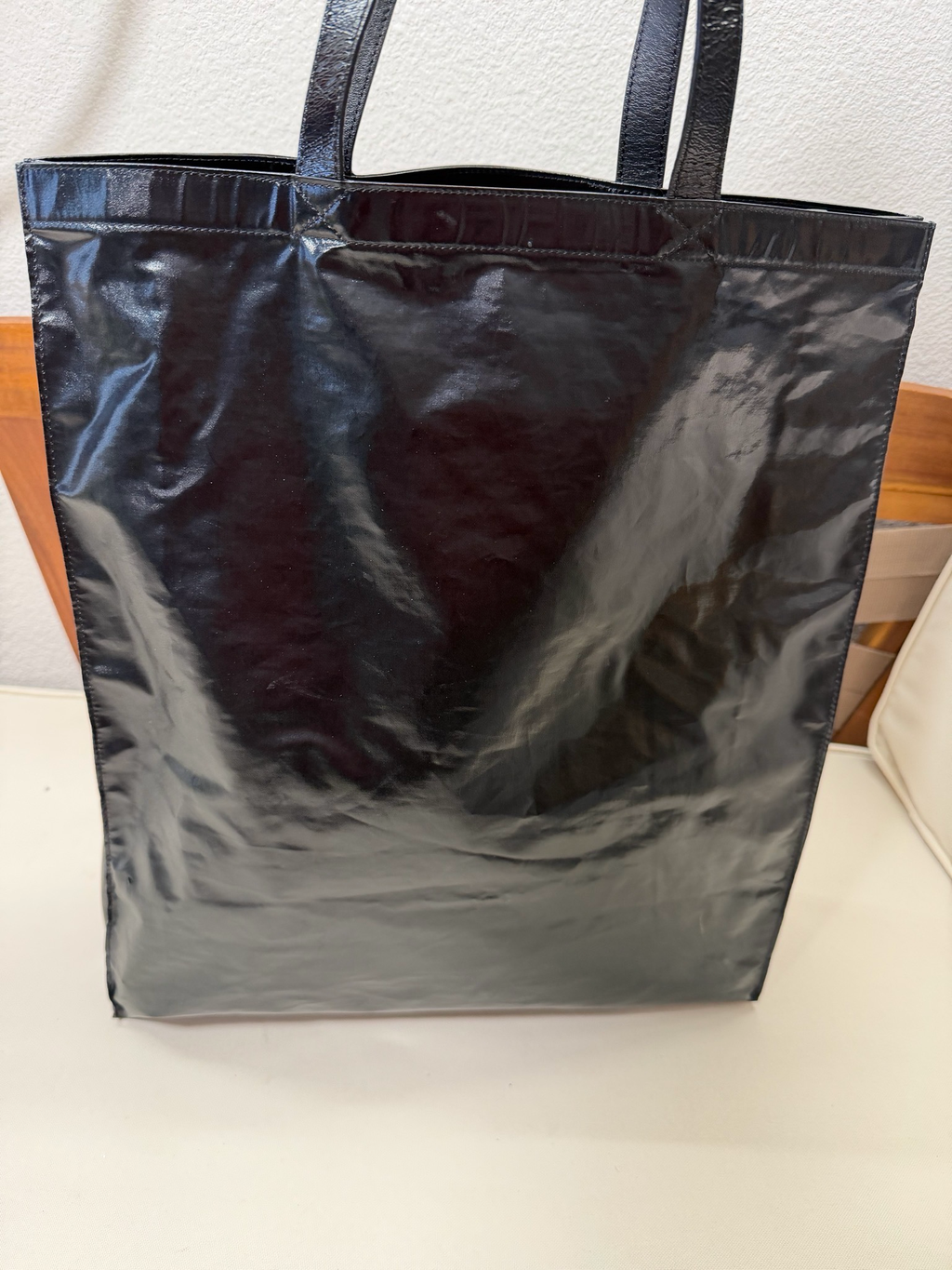 Gucci Coated Canvas Montecarlo Shoulder in Black