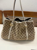 Gucci Monogram Canvas Twins Tote Shoulder
