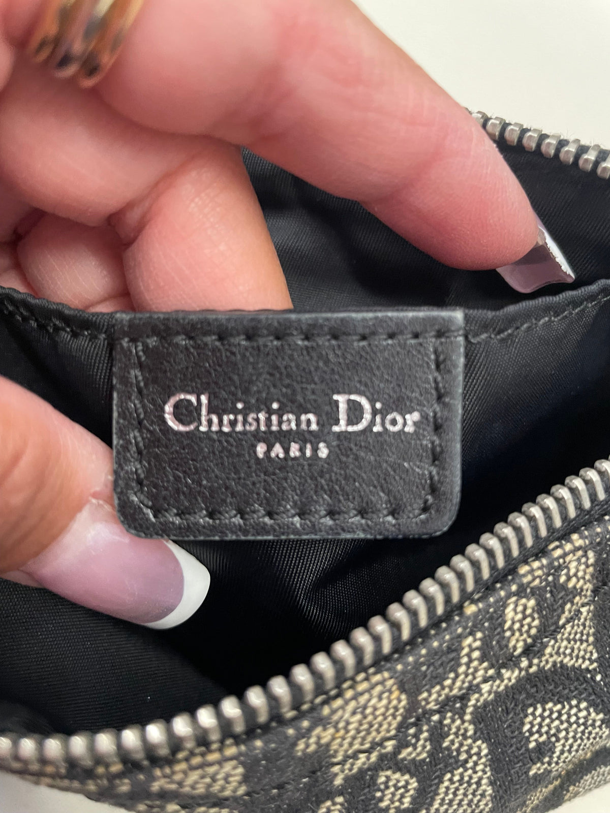 Christian Dior Trotter Diorissimo Hobo Shoulder Bag