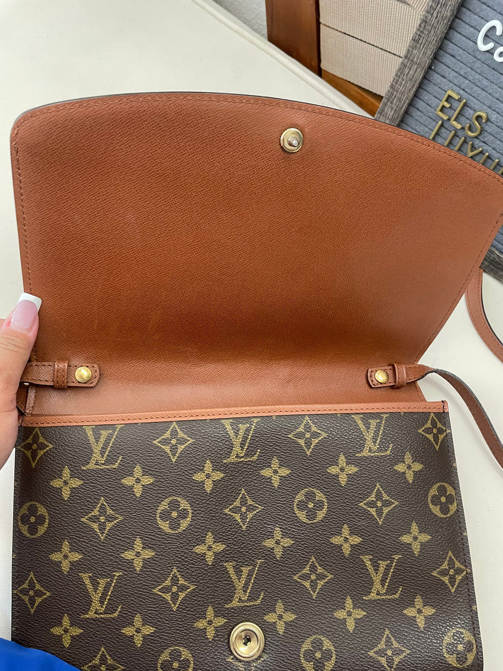 Louis Vuitton Monogram Bordeaux Crossbody Sling