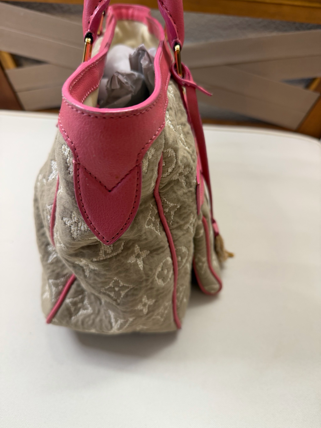 Louis Vuitton Monogram Sabbia Mm Limited Edition in Rose
