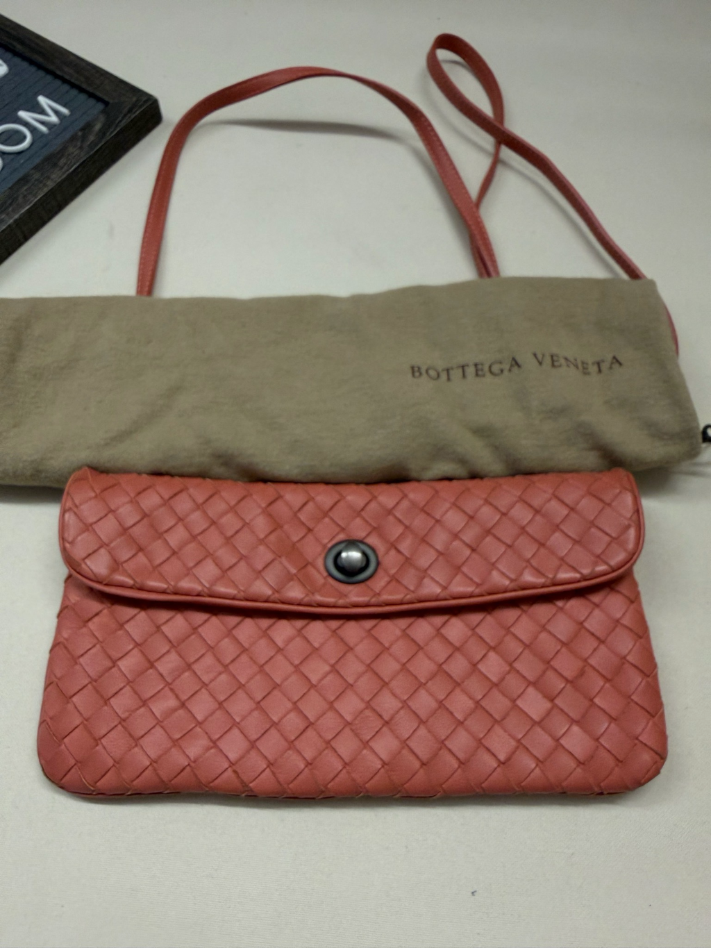 Bottega Veneta Nappa Intrecciato Turnlock Flap Crossbody Sling