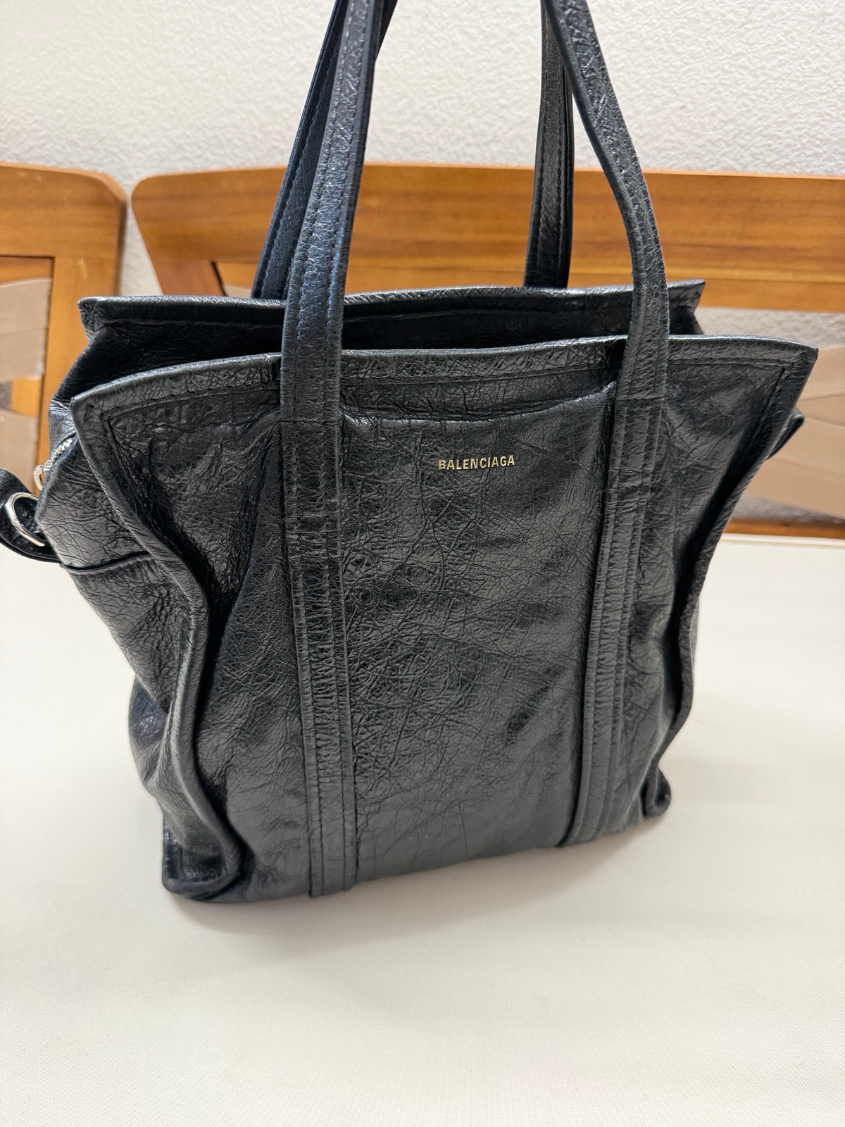 Balenciaga Bazar Shopper Tote in Black