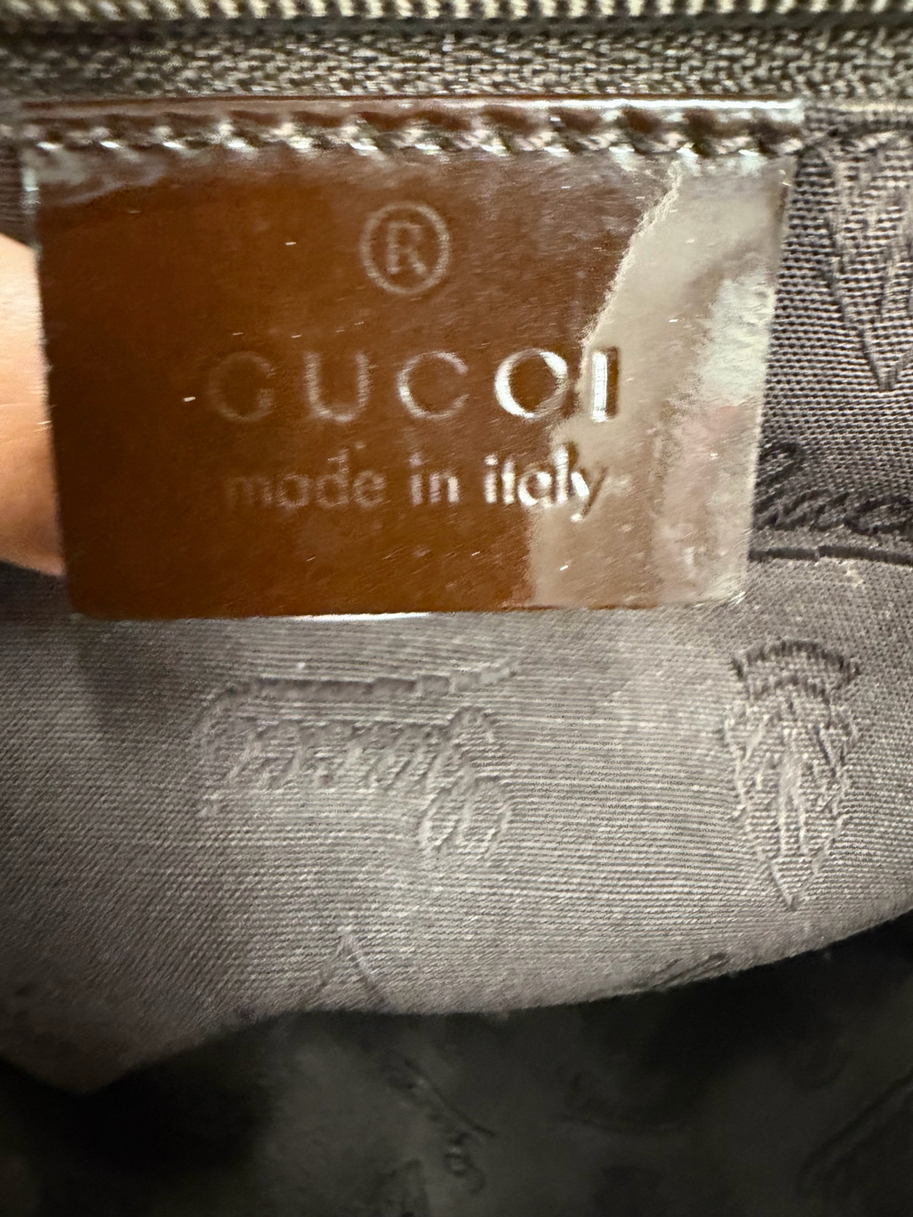Gucci Monogram Canvas Jolie Web Tote
