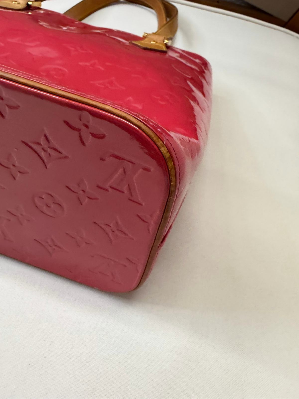 Louis Vuitton Monogram Vernis Tote Houston Shoulder Bag