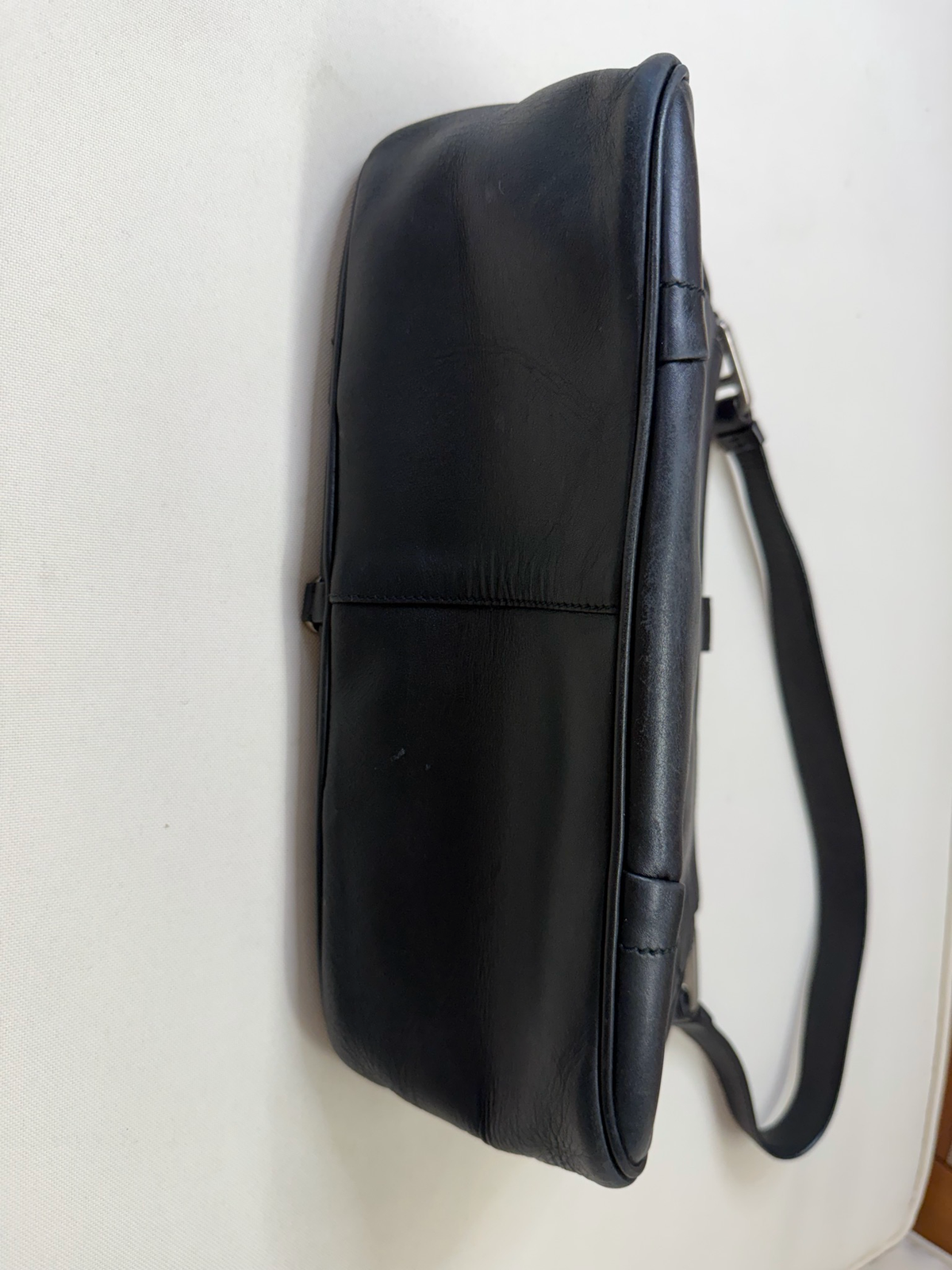 Prada Hobo Leather Shoulder Bag