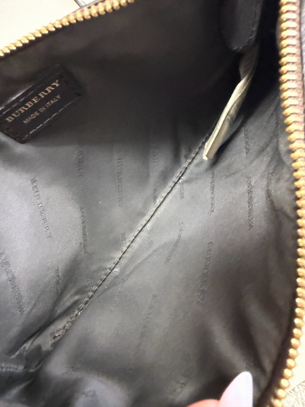 Burberry Haymarket Check Peyton Crossbody Sling