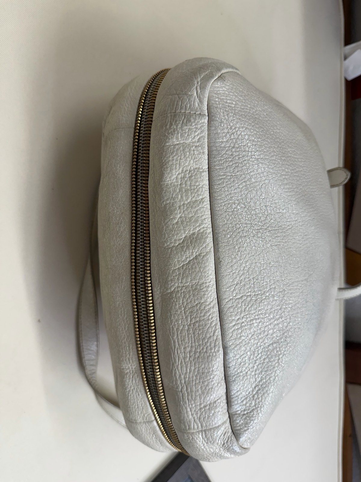 Prada Vitello Shine Convertible Zippers Crossbody Sling