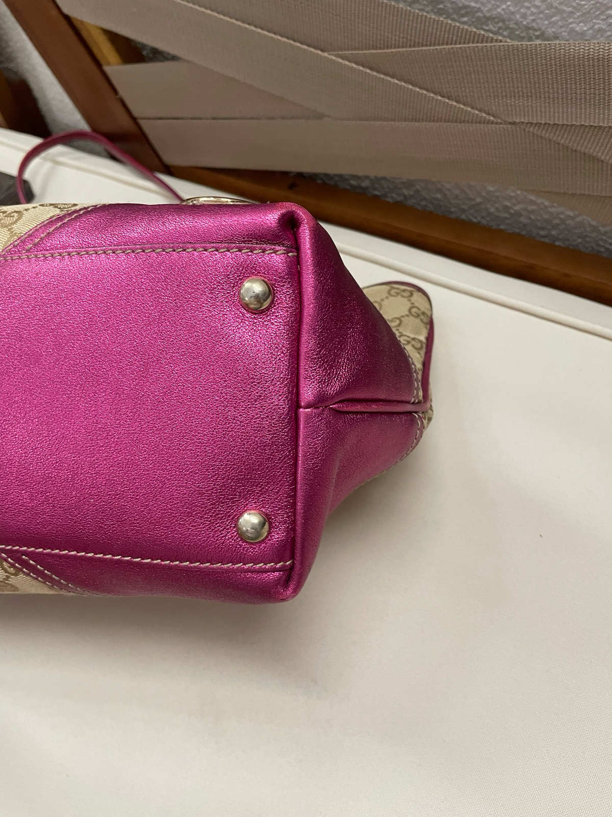Gucci Interlocking New Britt Medium Tote in Pink