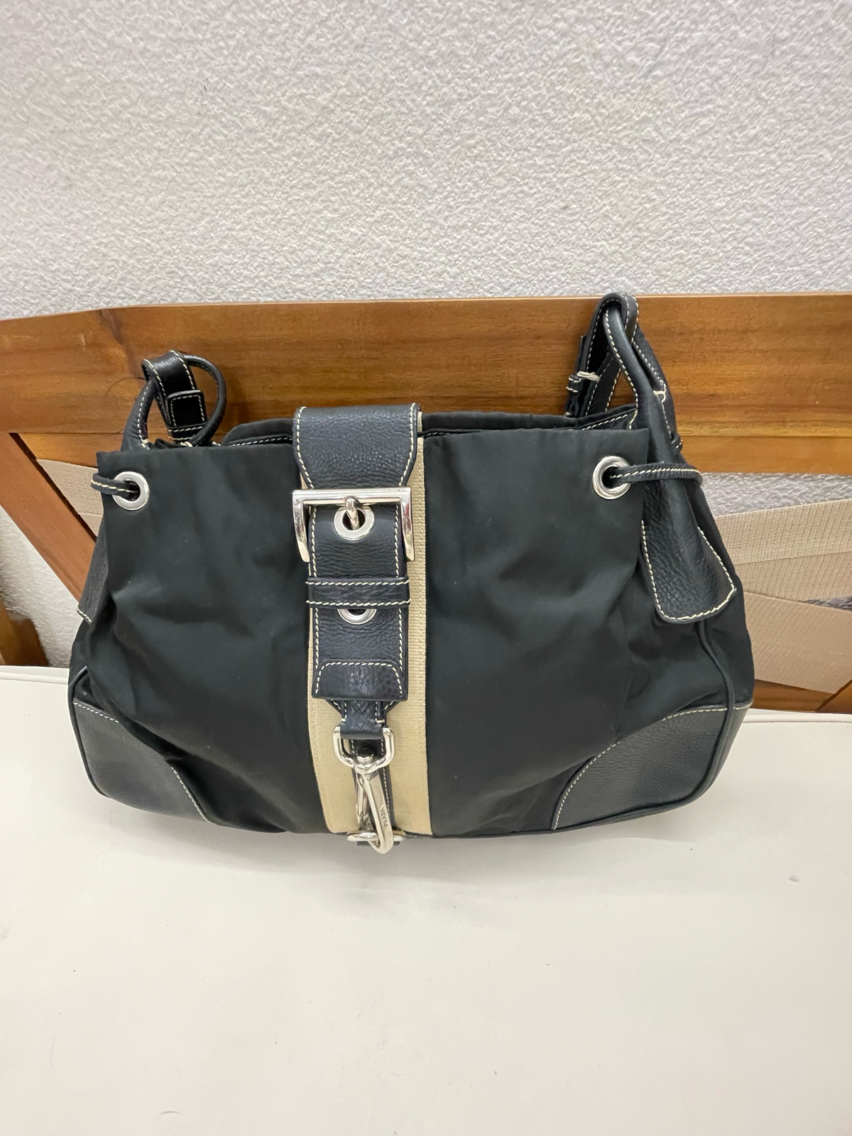 Prada Nylon Tessuto Hobo Shoulder Bag