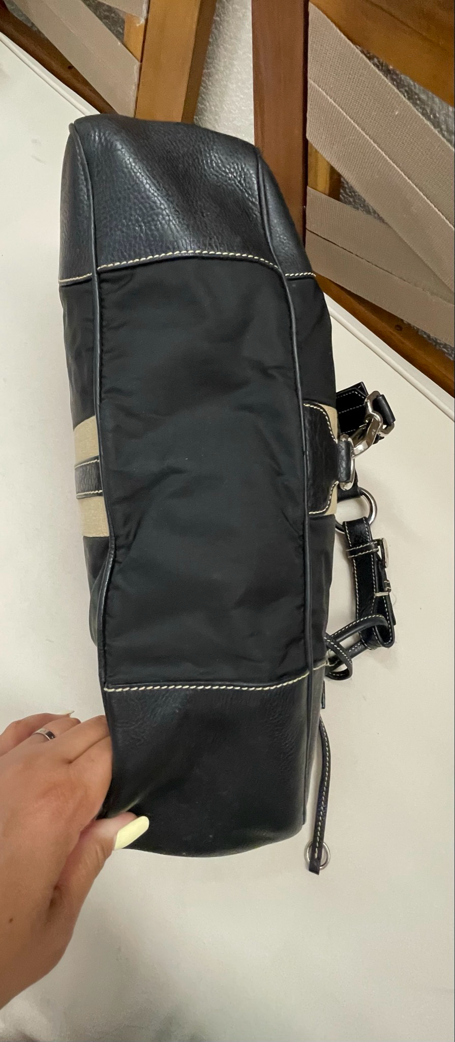 Prada Nylon Tessuto Hobo Shoulder Bag