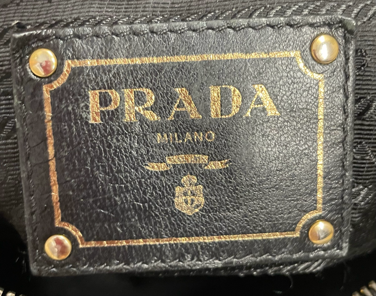Prada Nylon Tessuto Convertible Crossbody in Black
