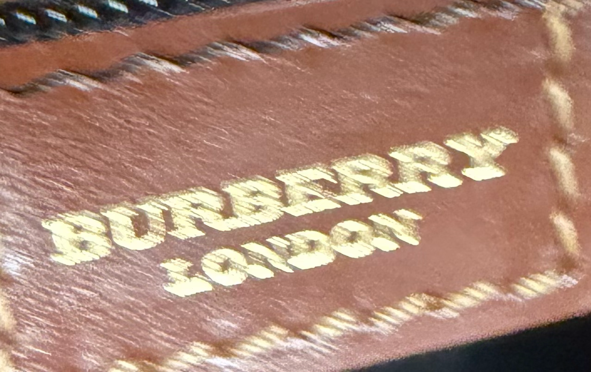 Burberry Haymarket Check Coated Hobo Shoulder