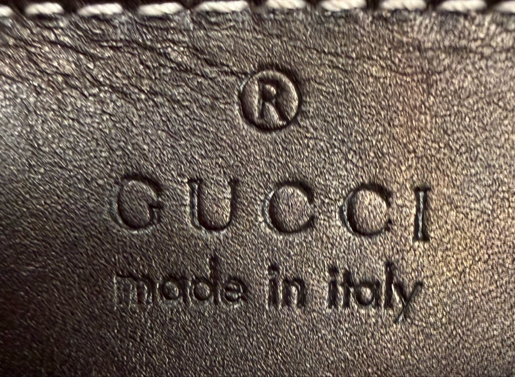 Gucci Monogram Sukey Tote Shoulder Bag in Dark Brown