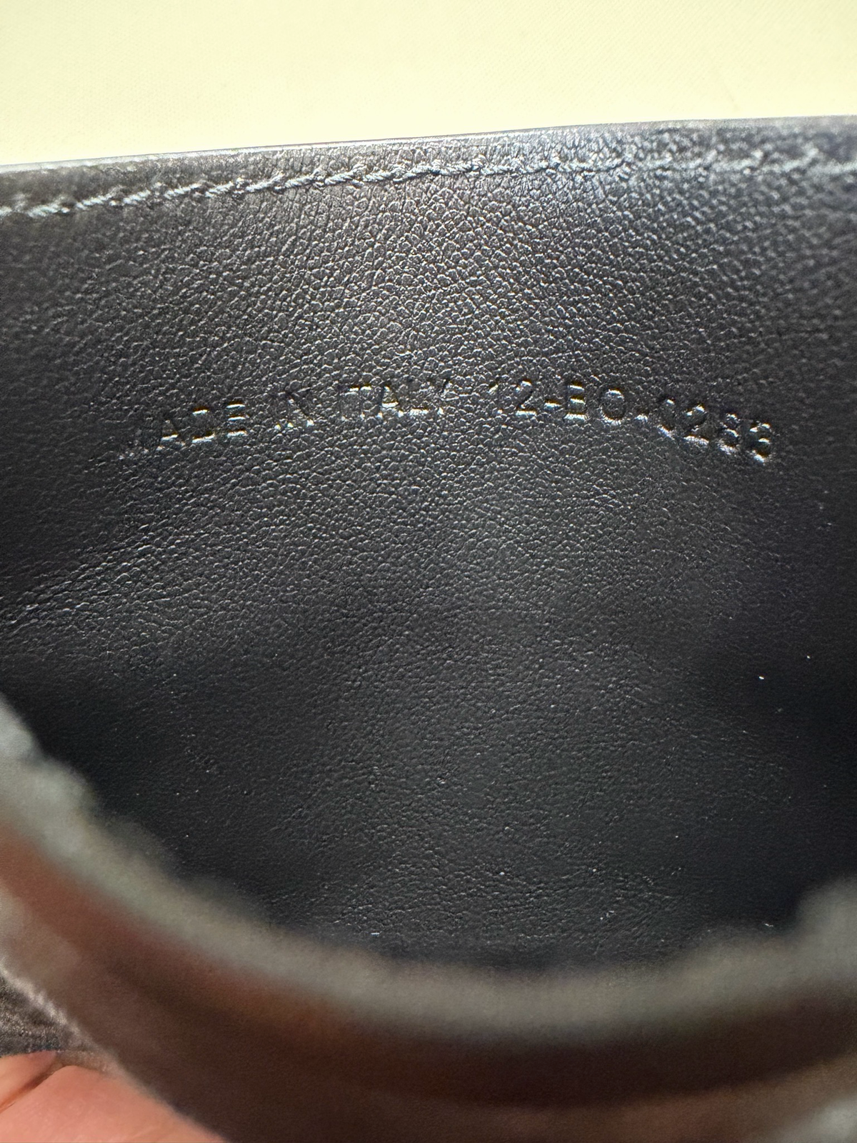 Christian Dior Oblique Card Holder in Black