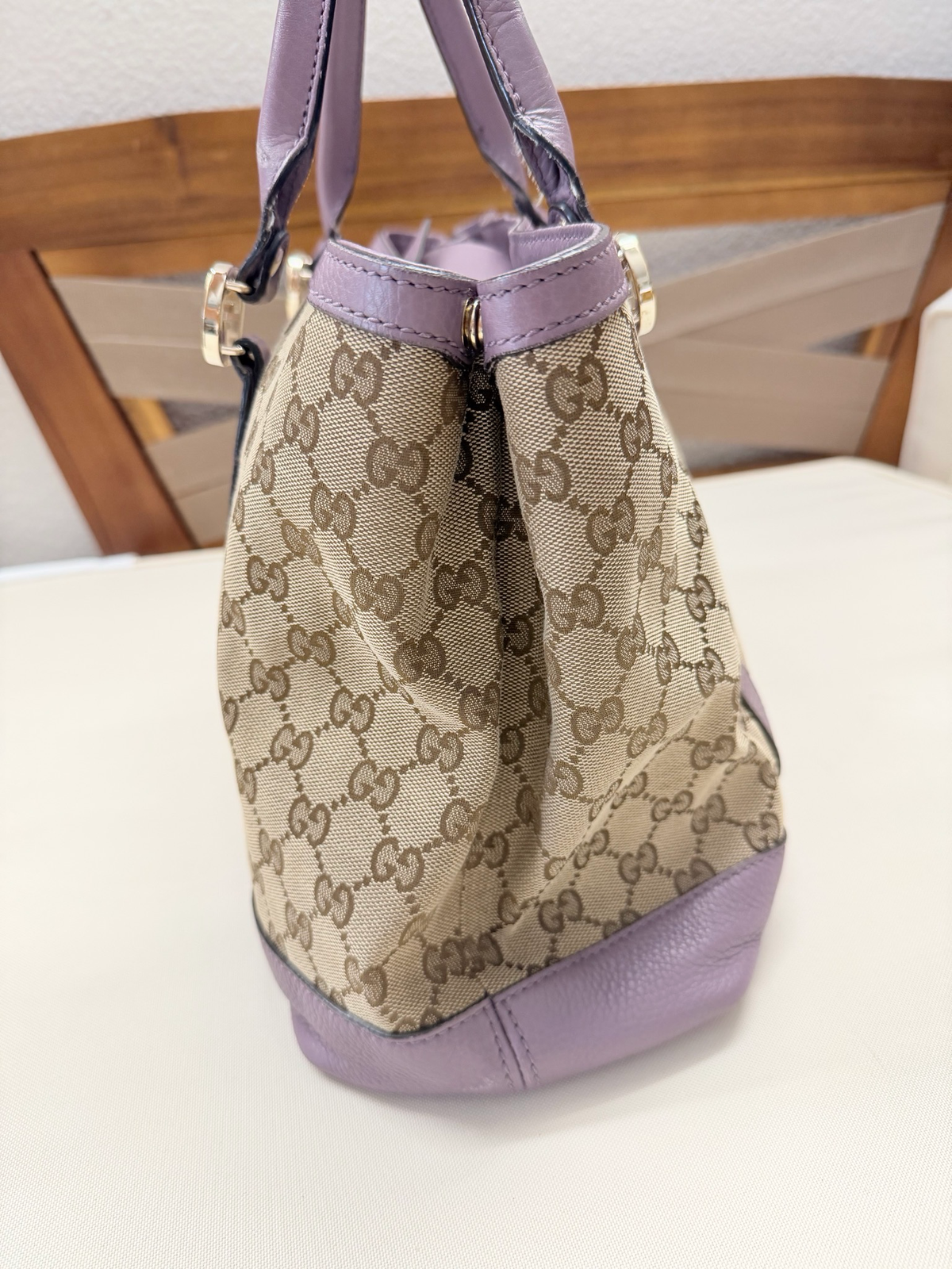 Gucci Monogram Canvas MissGg in Purple