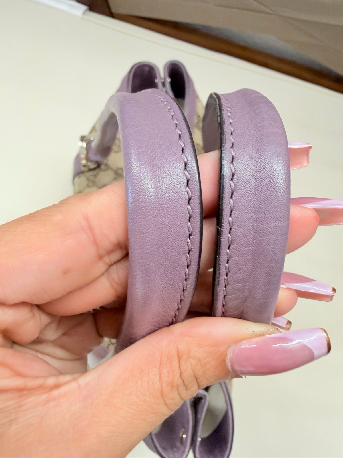 Gucci Monogram Canvas MissGg in Purple