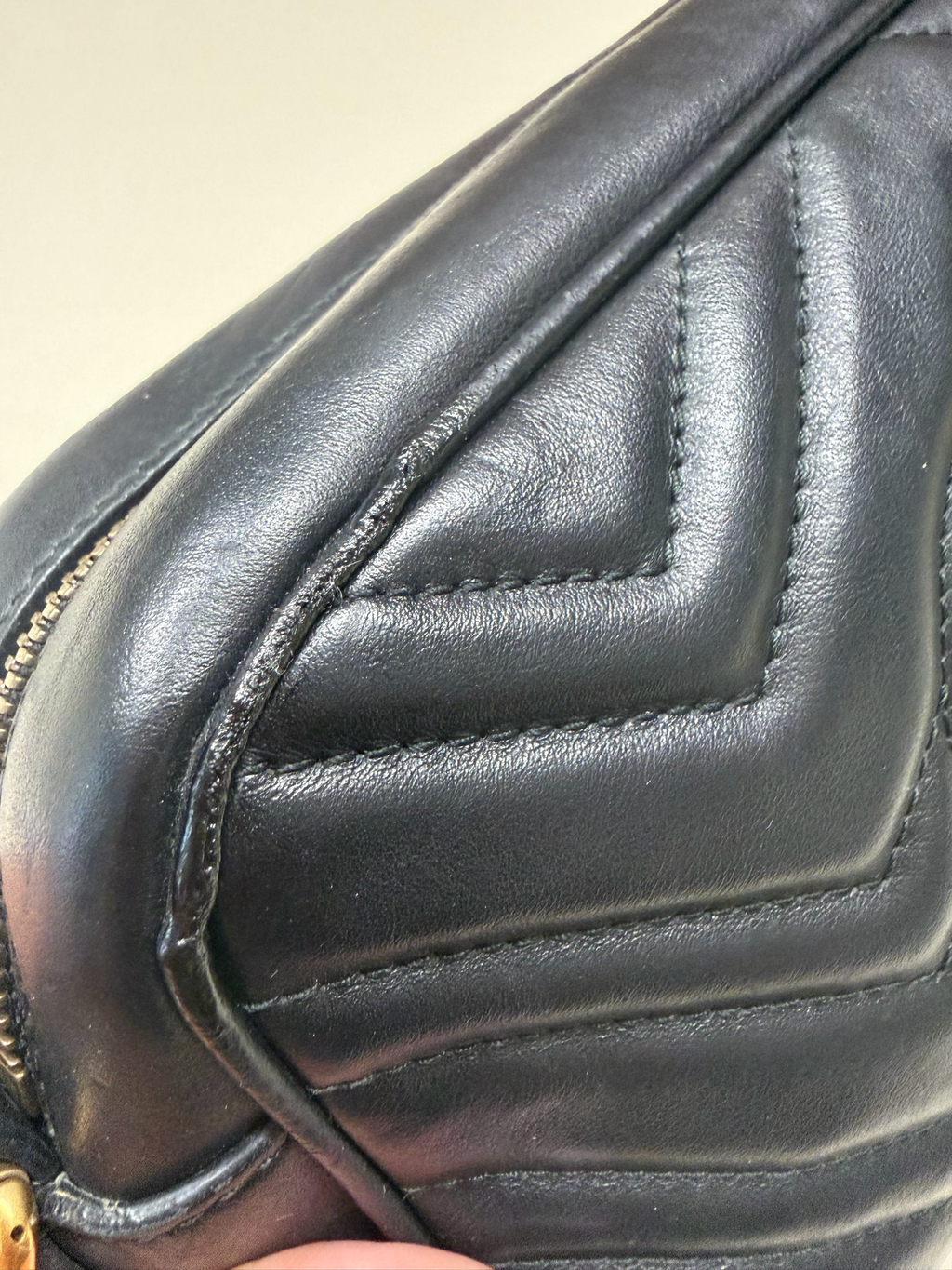 Gucci Marmont Crossbody Sling Matelasse In Black