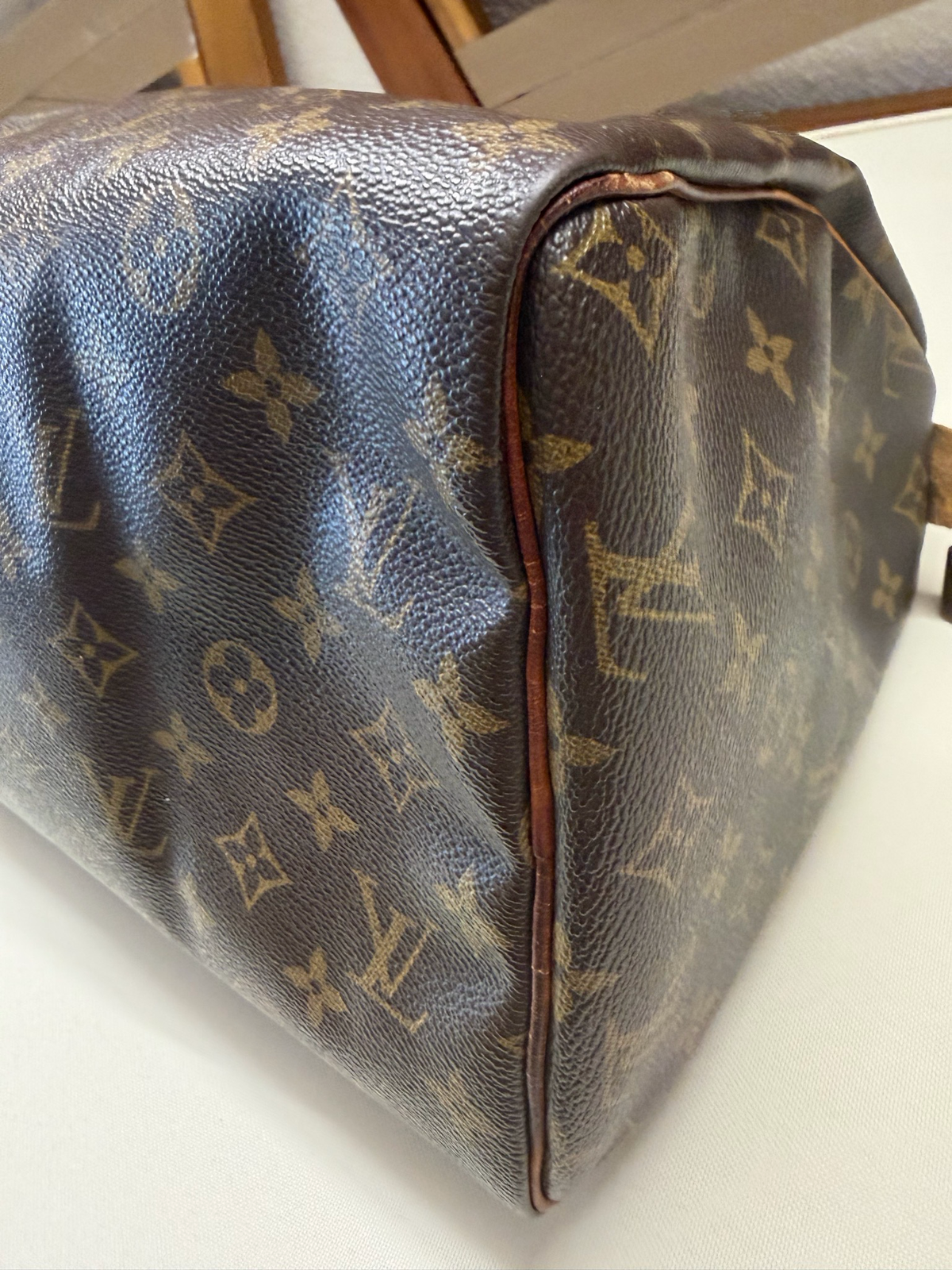 Louis Vuitton Monogram Speedy 30 Boston Satchel Bowler