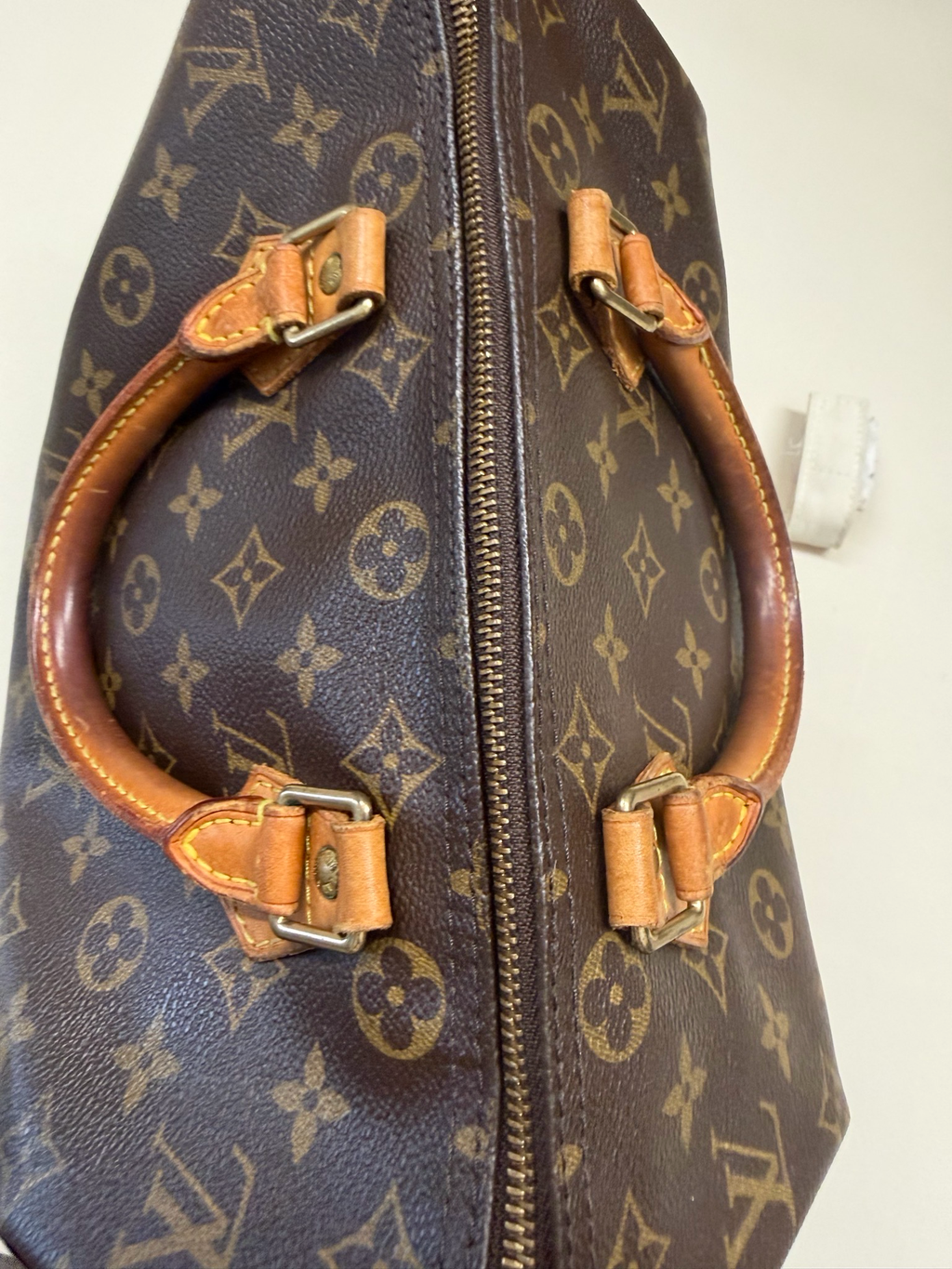 Louis Vuitton Monogram Speedy 30 Boston Satchel Bowler